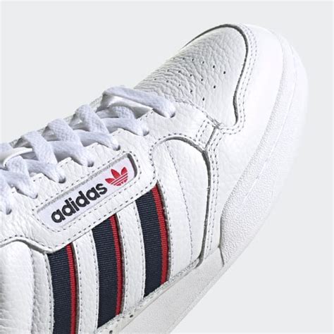 adidas original continental 80 stripes|More.